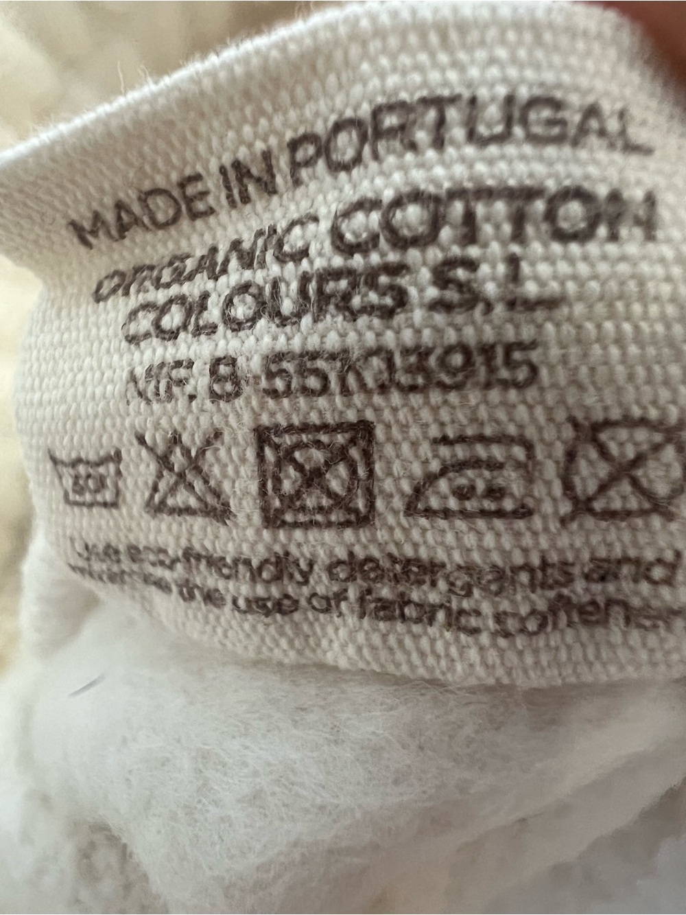 Aiaya Organic Cotton Sweatpants Cream Size Small - Picture 6 of 8